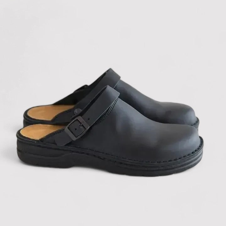 Lyoir | Orthopaedic Leather Shoes-Slippers Unisex