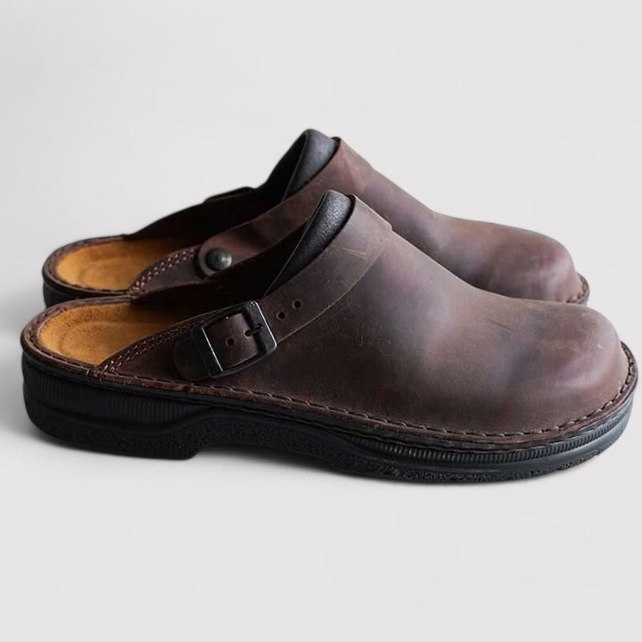 Lyoir | Orthopaedic Leather Shoes-Slippers Unisex