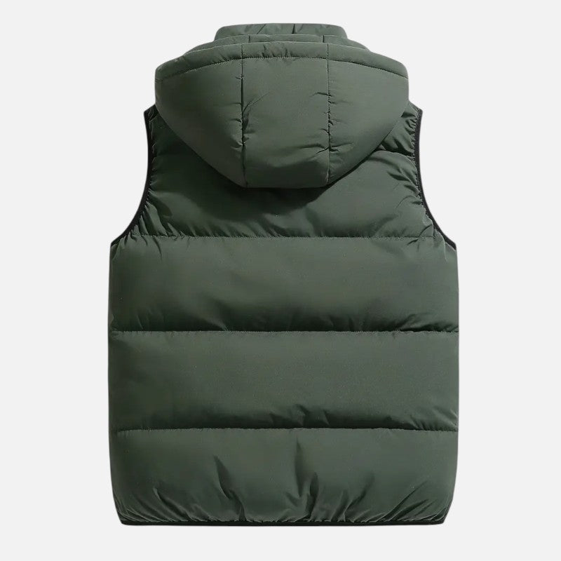 Lyoir | Women's Cozy Hooded Puffer Vest