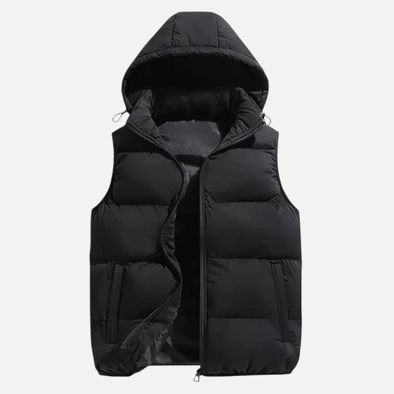 Lyoir | Women's Cozy Hooded Puffer Vest