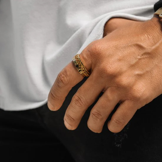 Lyoir | Men's Roman Chain Ring
