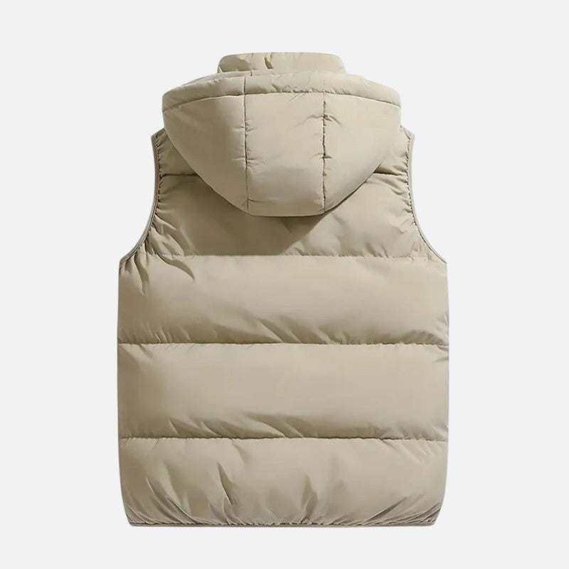 Lyoir | Women's Cozy Hooded Puffer Vest