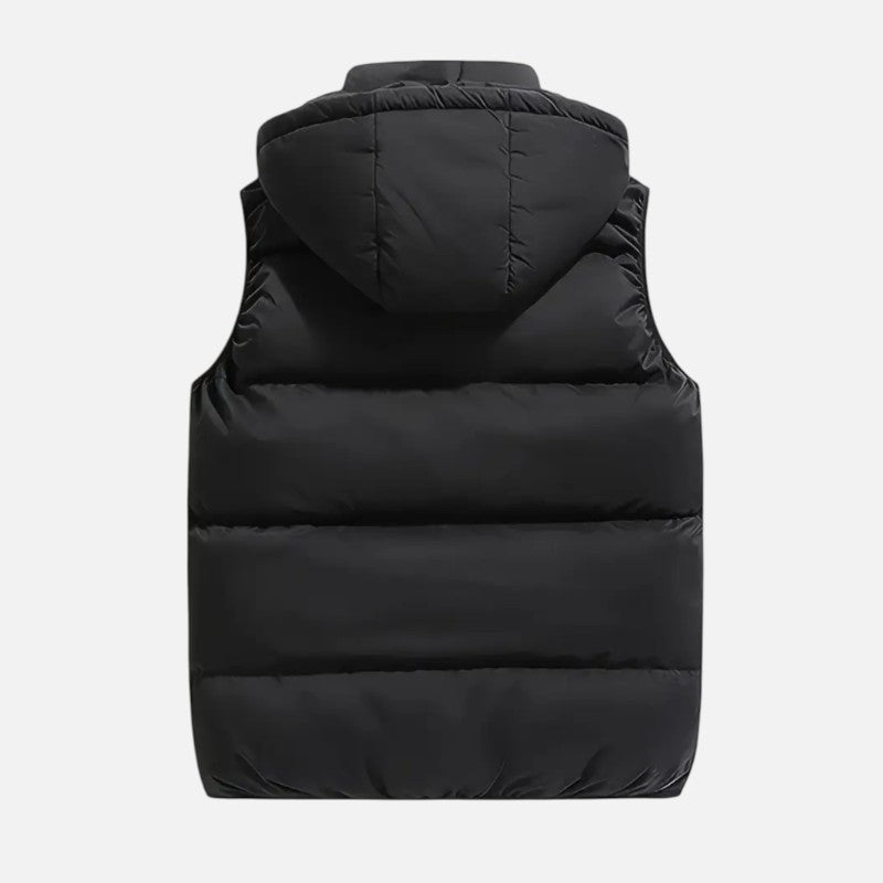 Lyoir | Women's Cozy Hooded Puffer Vest