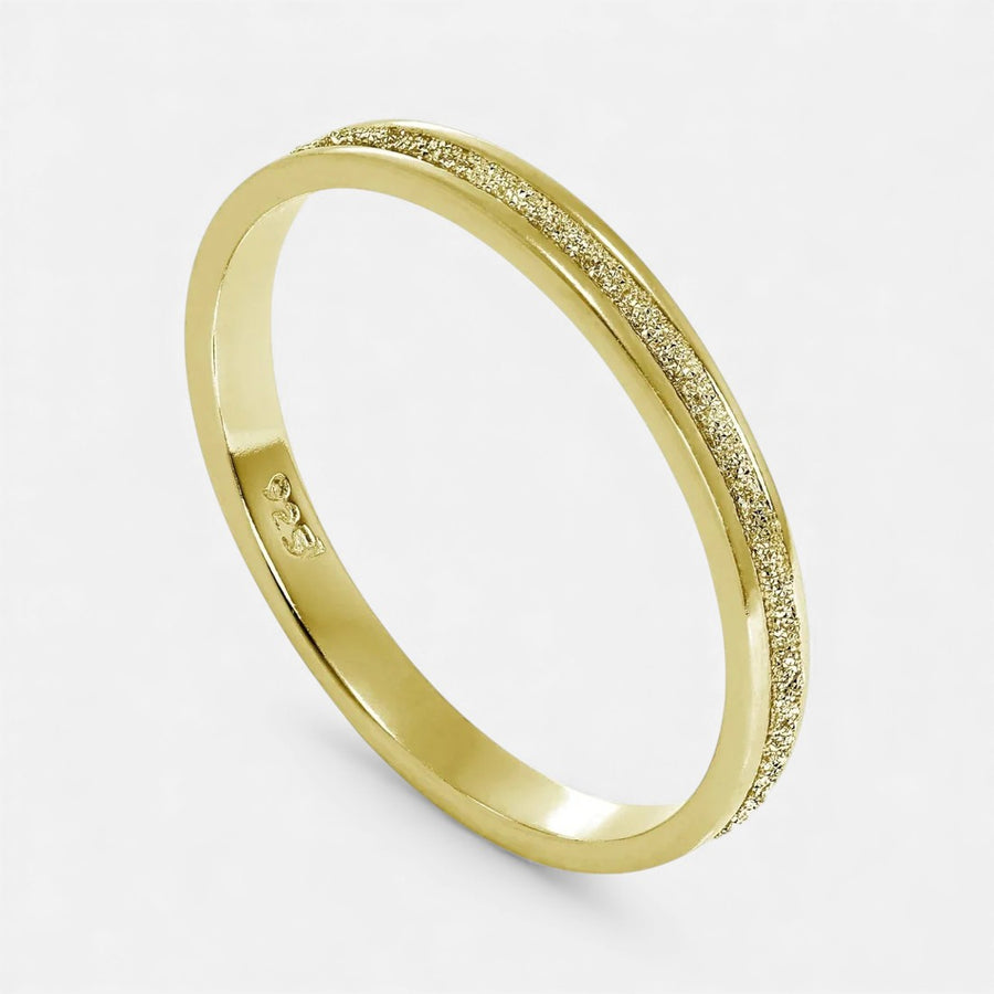 Lyoir | Women's Frosted Sterling Ring