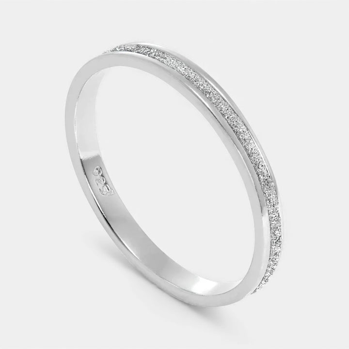 Lyoir | Women's Frosted Sterling Ring