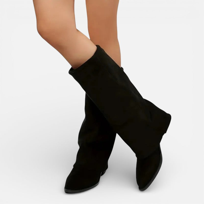 Lyoir | Women’s Chunky Heel Long Boots