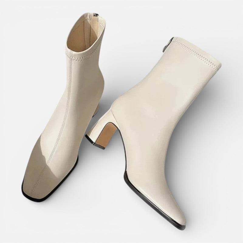 Lyoir | Women’s Vintage Square-Toe Ankle Boots