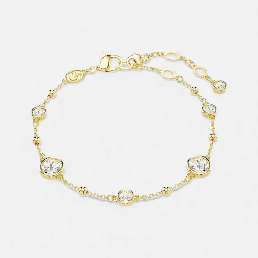 Lyoir | Women's Imber Yellow Metal Crystal Bracelet