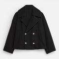 Lyoir | Chic short double-breasted jacket for women