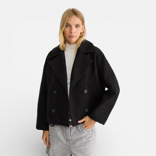 Lyoir | Chic short double-breasted jacket for women