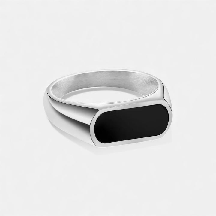 Lyoir | Men's Onyx Signet Ring