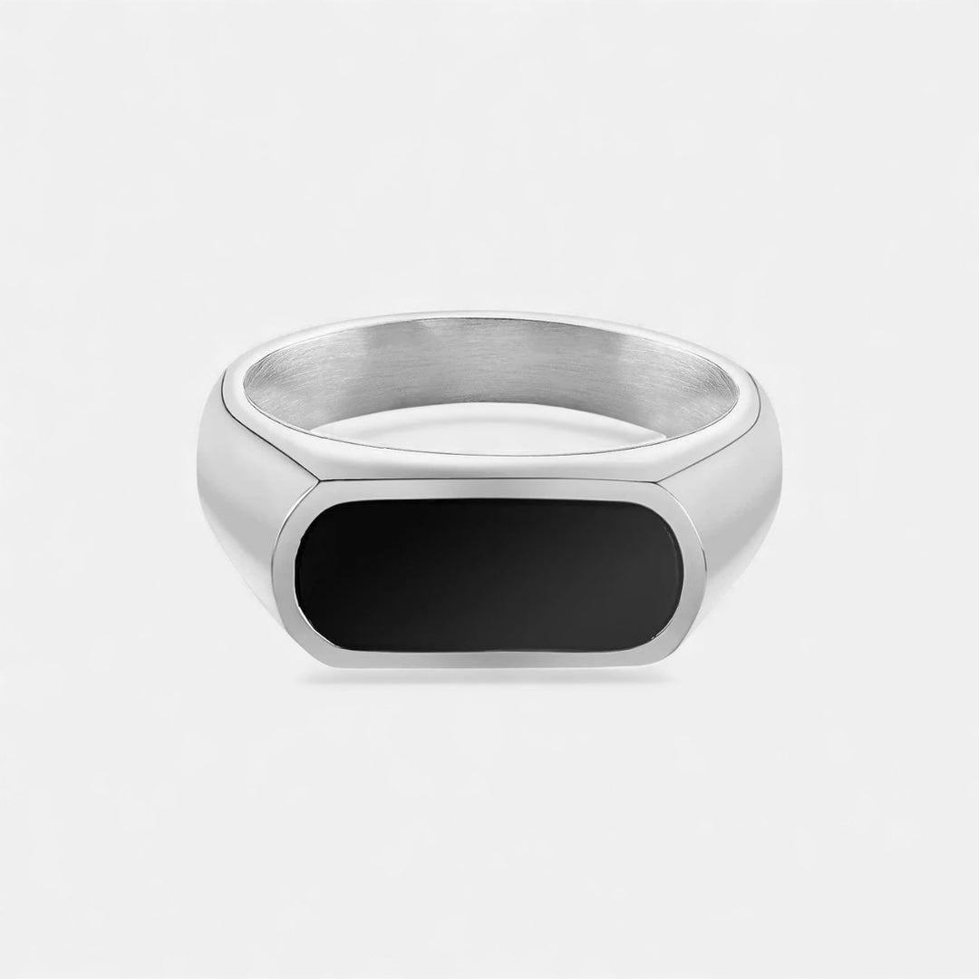 Lyoir | Men's Onyx Signet Ring