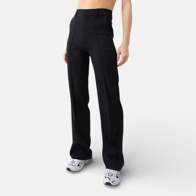 Lyoir | Women's Sculpt Fit Tailored Wide-Leg Pants