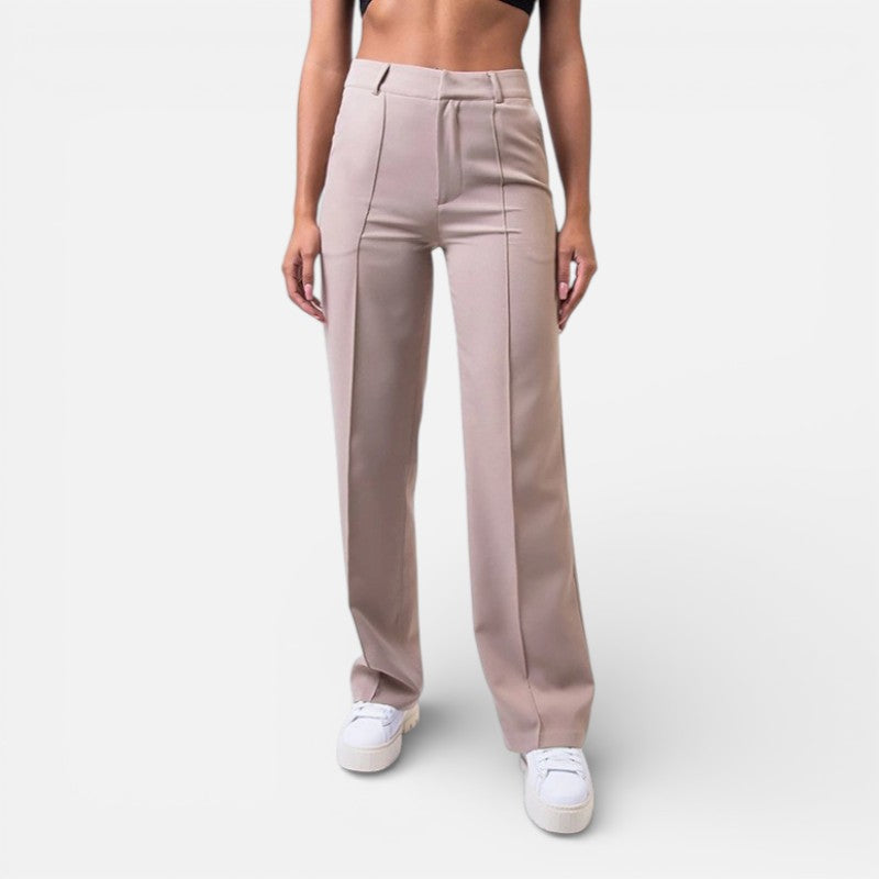 Lyoir | Women's Sculpt Fit Tailored Wide-Leg Pants