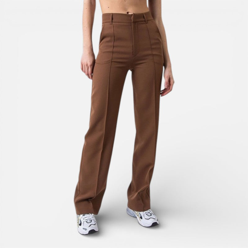 Lyoir | Women's Sculpt Fit Tailored Wide-Leg Pants