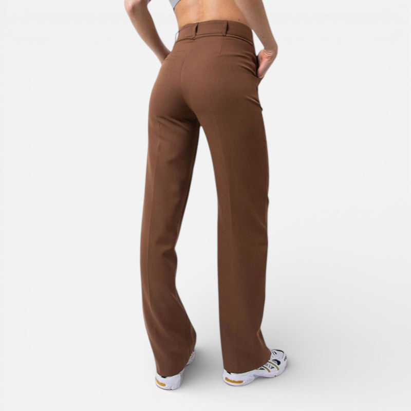 Lyoir | Women's Sculpt Fit Tailored Wide-Leg Pants