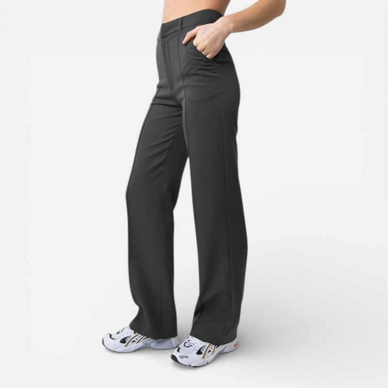 Lyoir | Women's Sculpt Fit Tailored Wide-Leg Pants