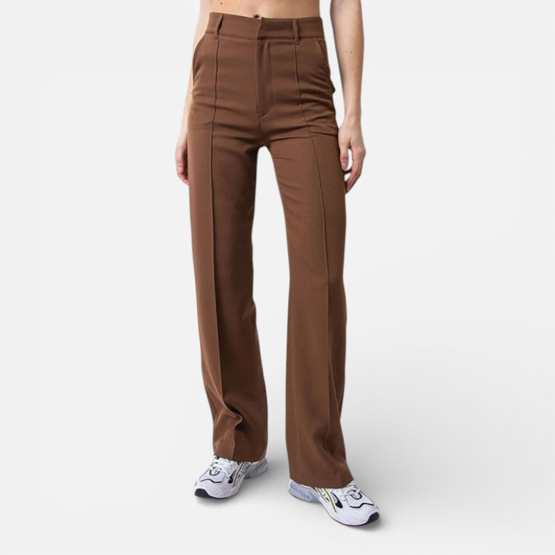 Lyoir | Women's Sculpt Fit Tailored Wide-Leg Pants
