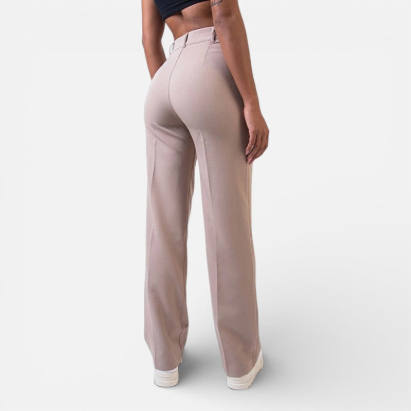 Lyoir | Women's Sculpt Fit Tailored Wide-Leg Pants