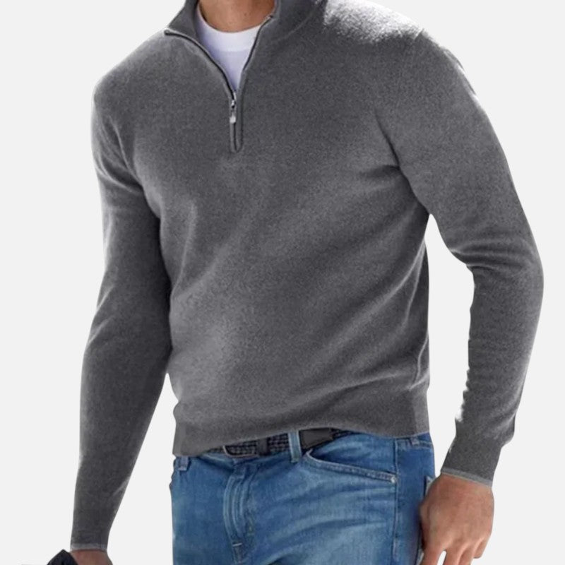 Lyoir | Men's Casual Stand Collar Sweater