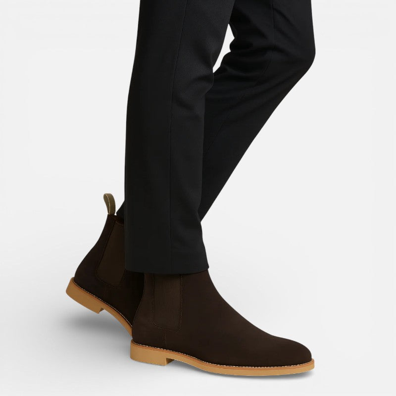 Lyoir | Men’s Suede Chelsea Boots