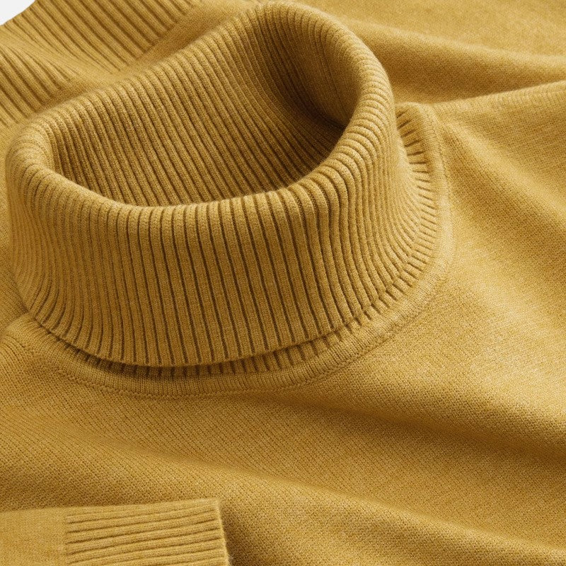 Lyoir | Men’s Knitted Wool Turtleneck Sweater