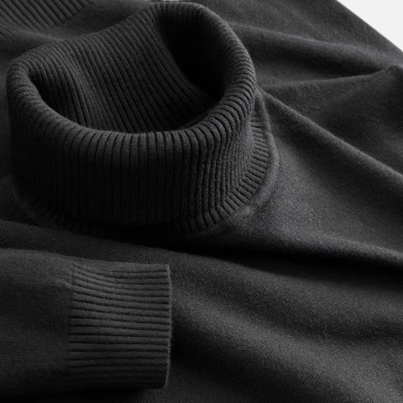 Lyoir | Men’s Knitted Wool Turtleneck Sweater