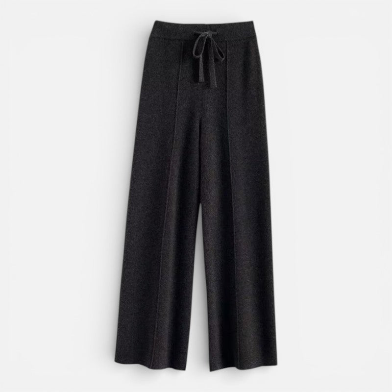 Lyoir | Women’s Wide Leg Extra-fine Wool Trousers