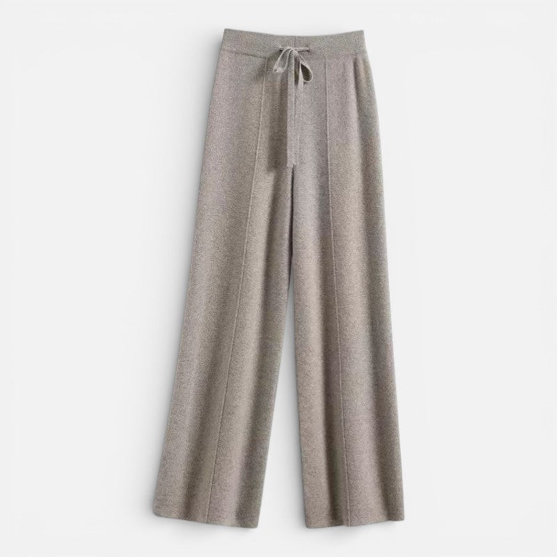 Lyoir | Women’s Wide Leg Extra-fine Wool Trousers