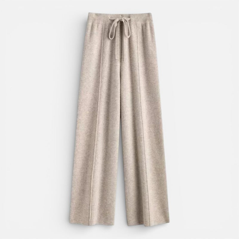 Lyoir | Women’s Wide Leg Extra-fine Wool Trousers