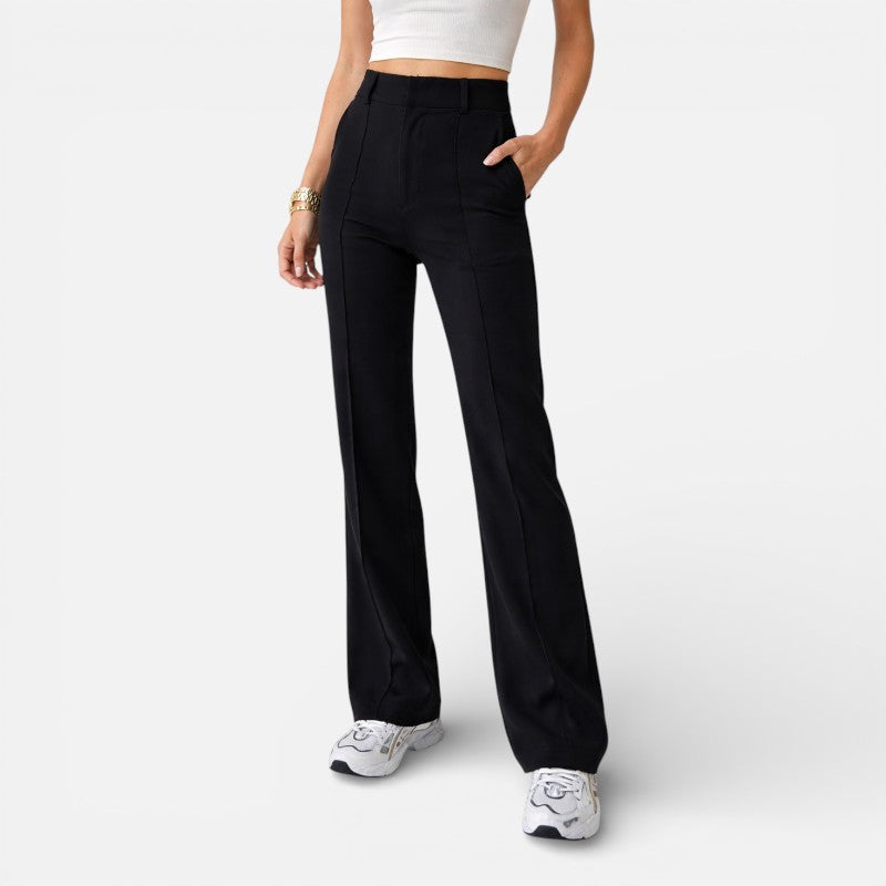 Lyoir | Women's Sculpt Fit Tailored Wide-Leg Pants