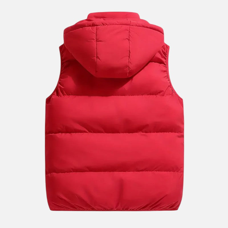 Lyoir | Women's Cozy Hooded Puffer Vest