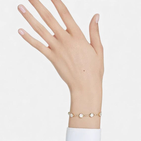 Lyoir | Women's Imber Yellow Metal Crystal Bracelet