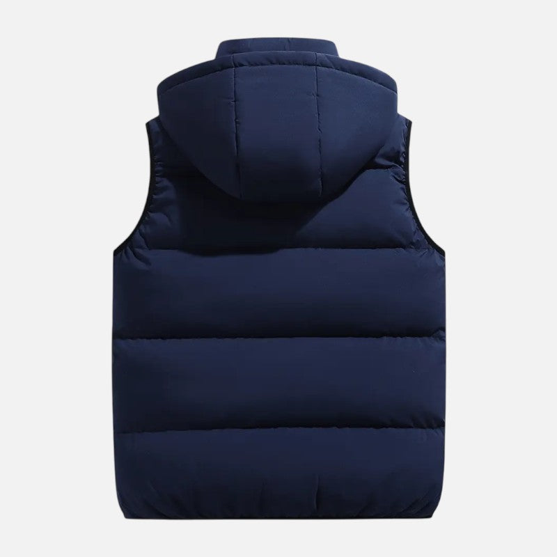 Lyoir | Women's Cozy Hooded Puffer Vest