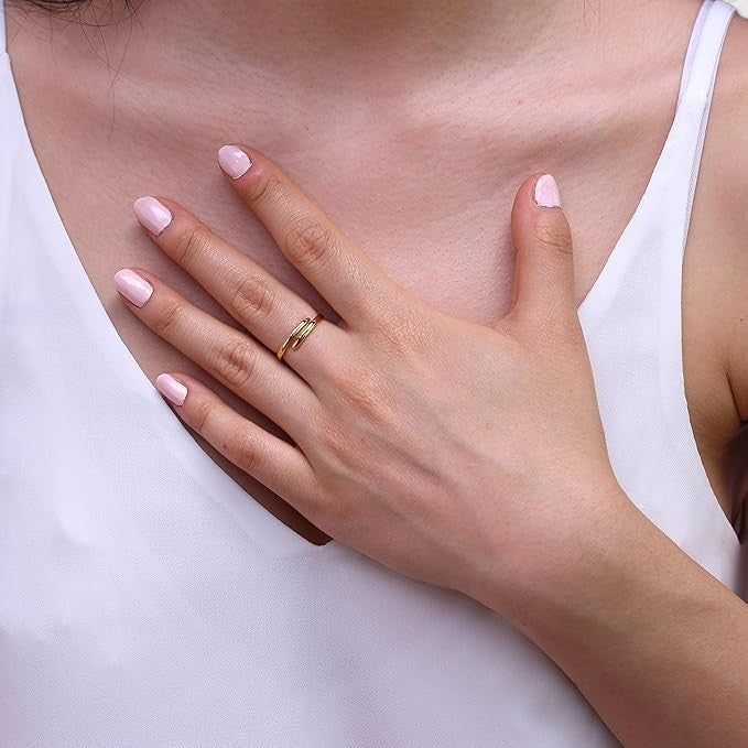 Lyoir | Women's Adjustable 2mm Band Midi Toe Ring